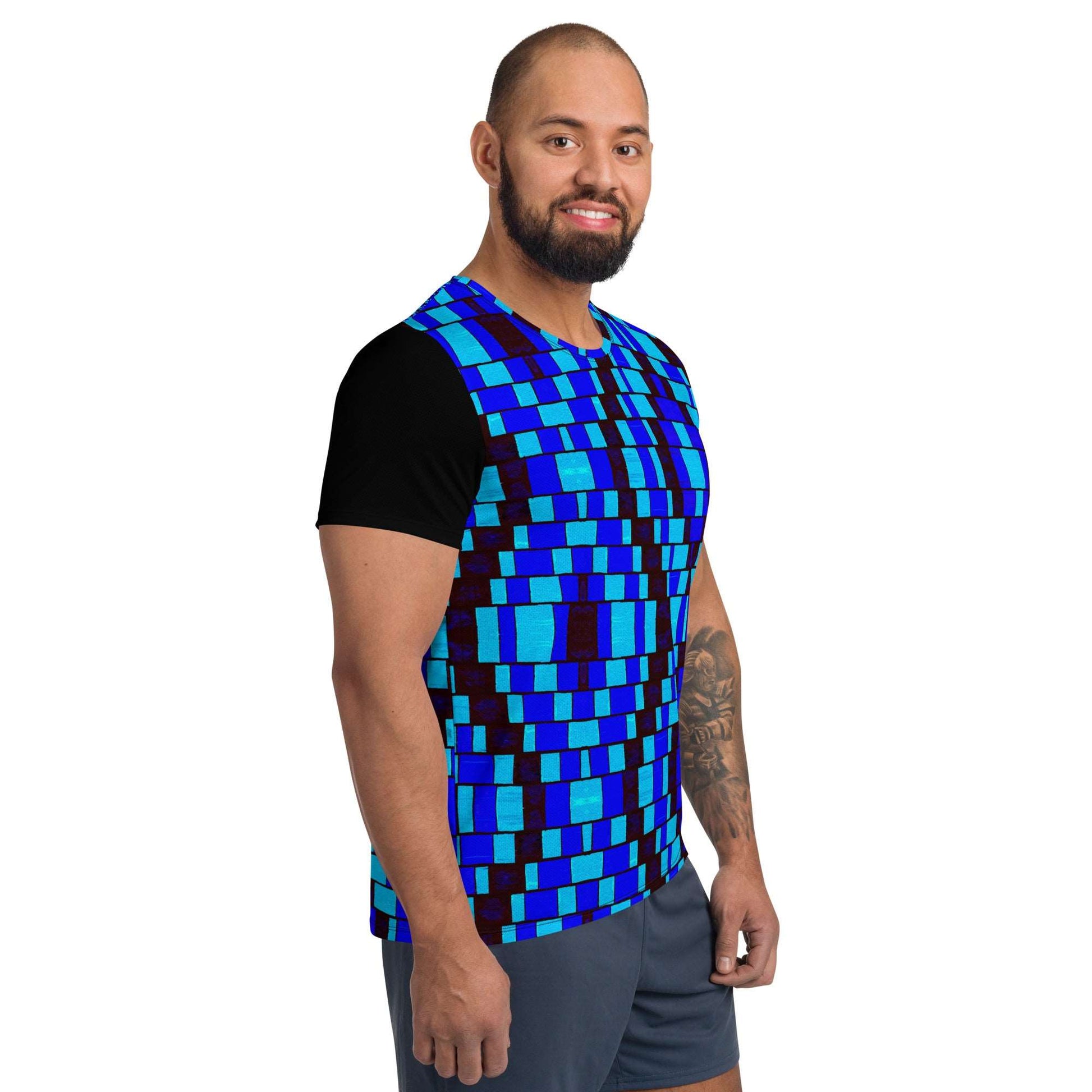 Digital Camo Men's Athletic T-shirt