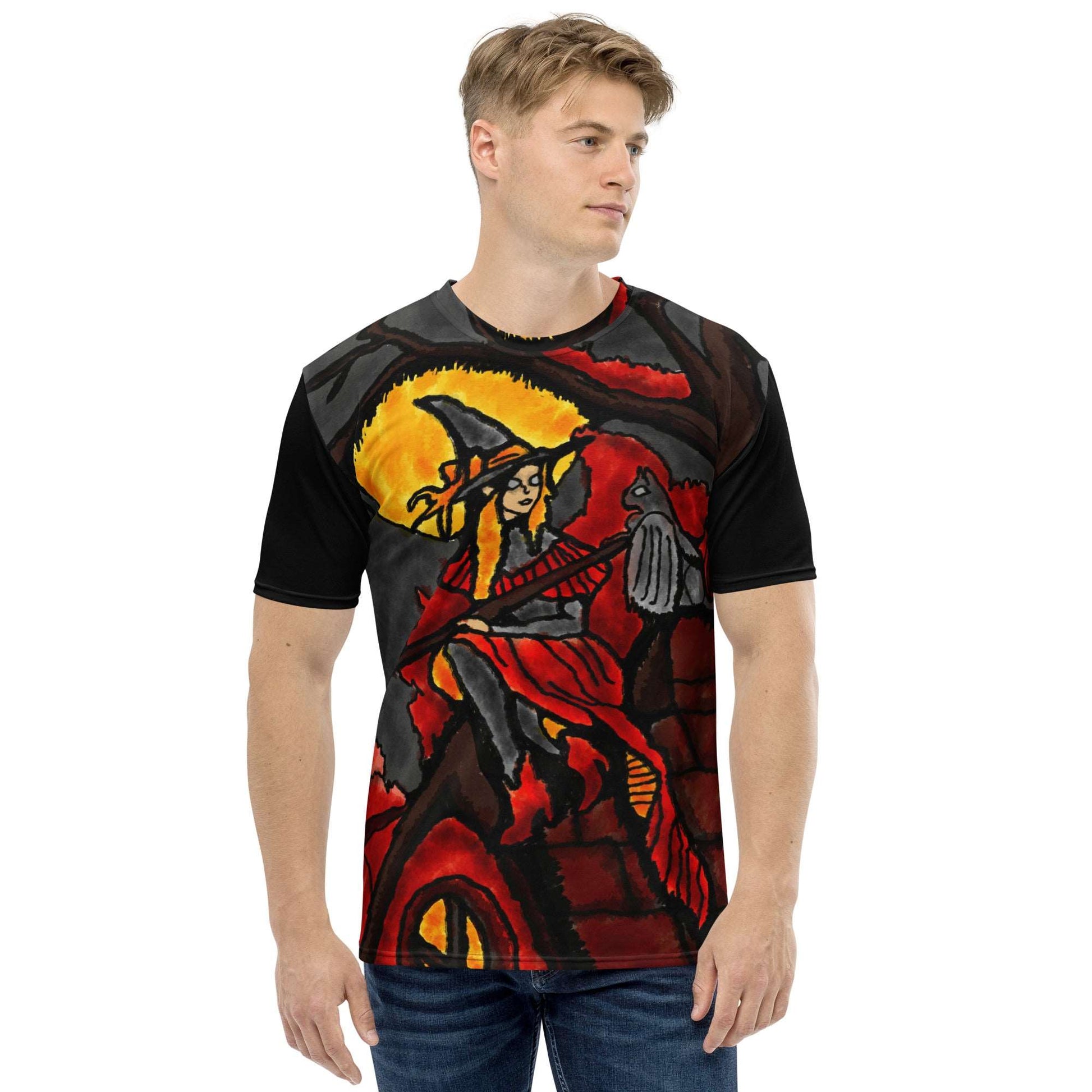 Moonlit Witch's Watch Men's t-shirt