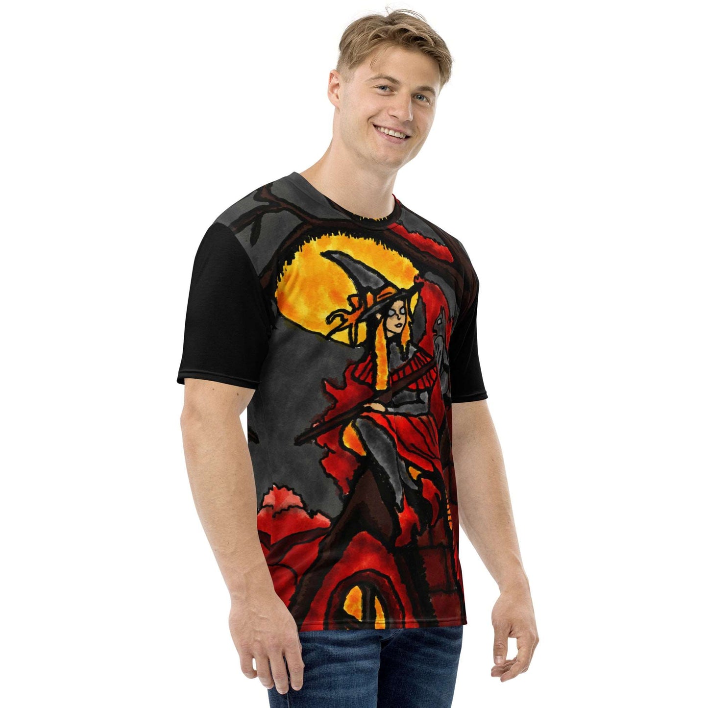 Moonlit Witch's Watch Men's t-shirt