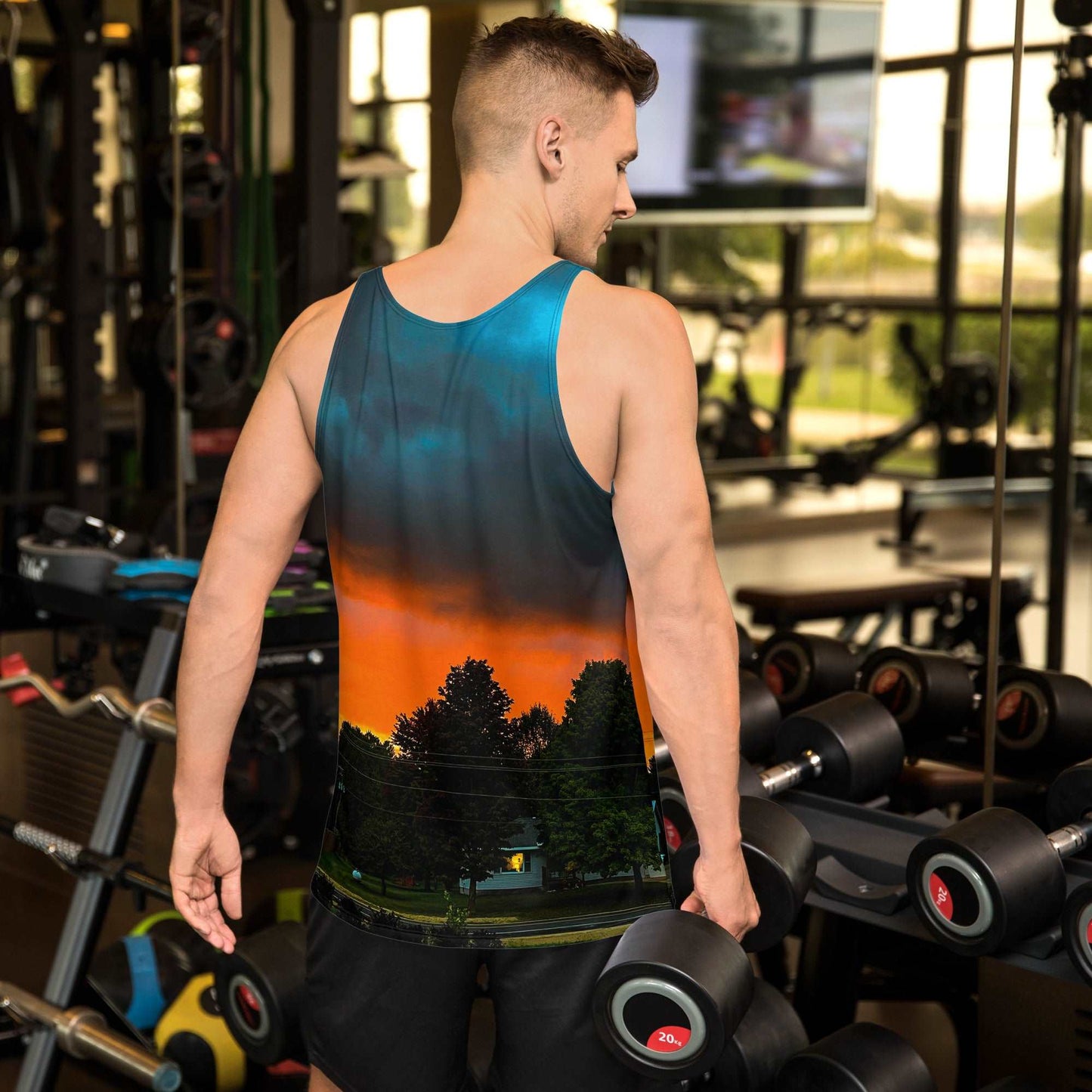 Blue Sunset Men's Tank Top