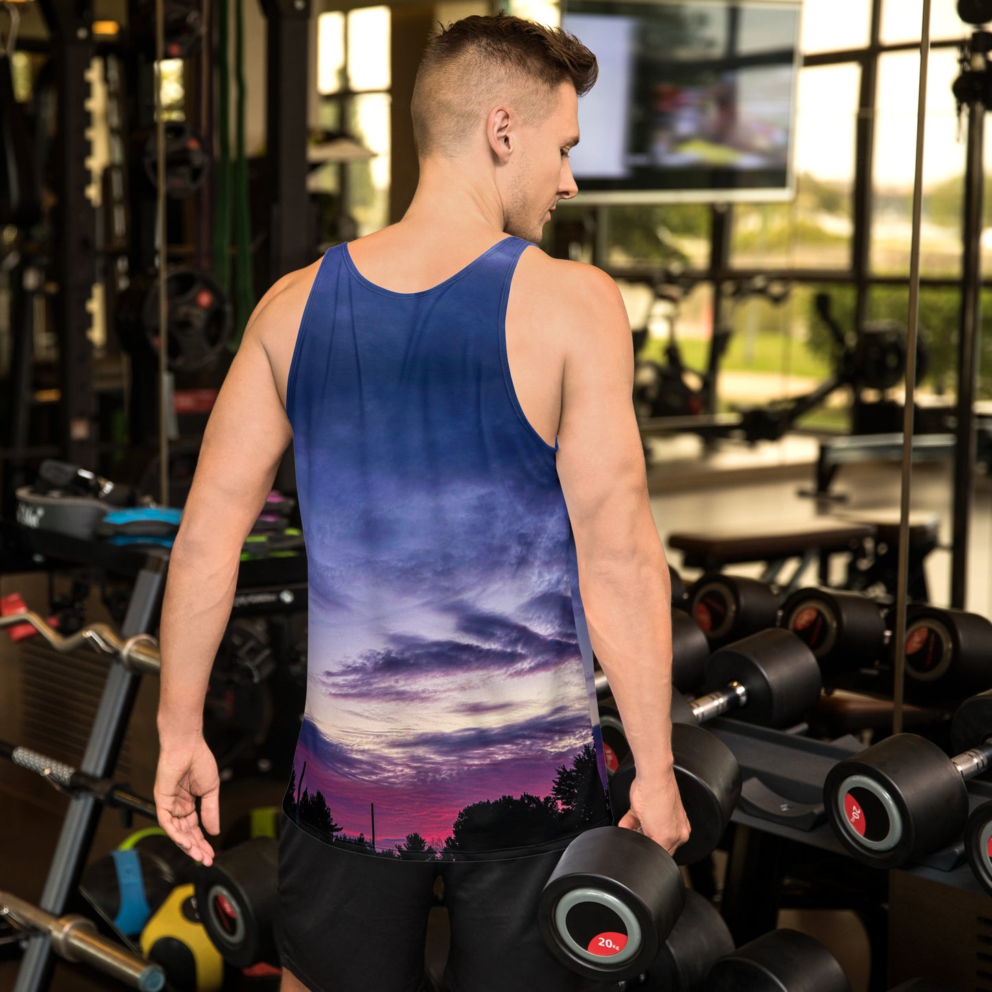 Purple Skylight Men's Tank Top