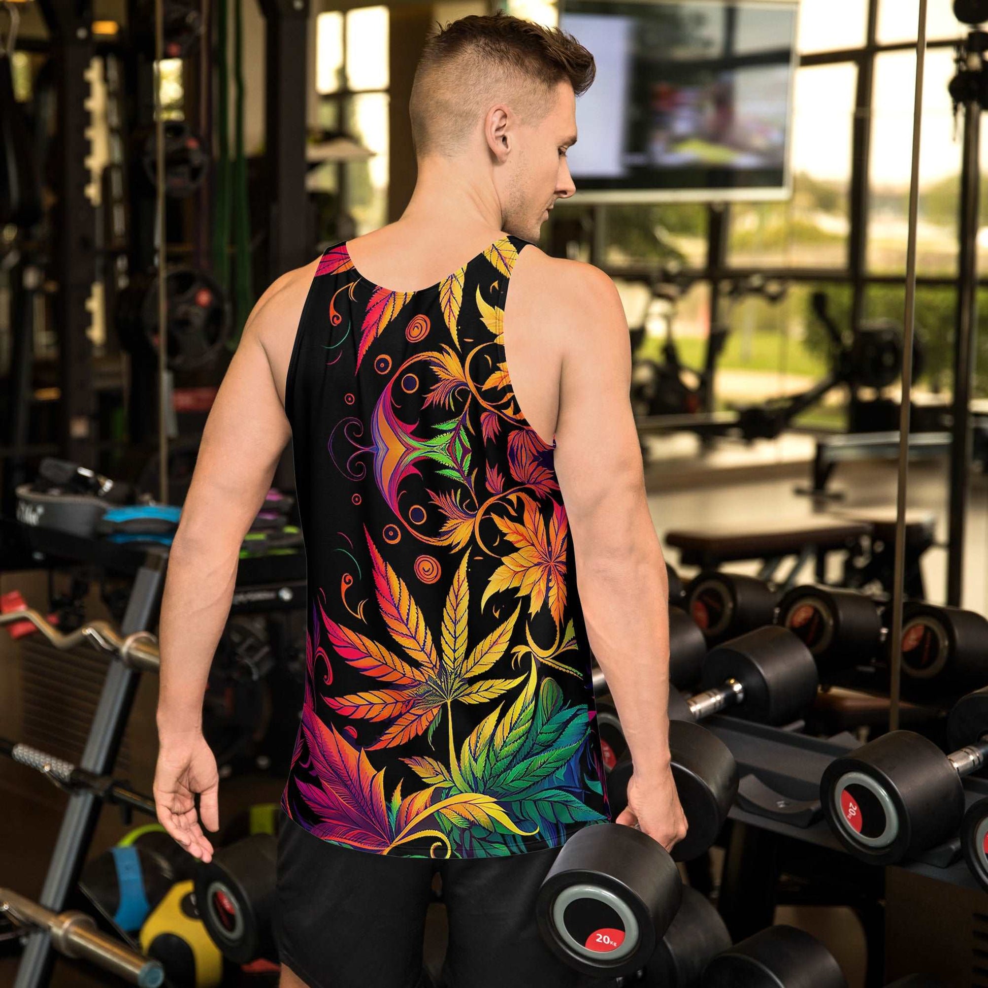 Fall Weed Men's Tank Top