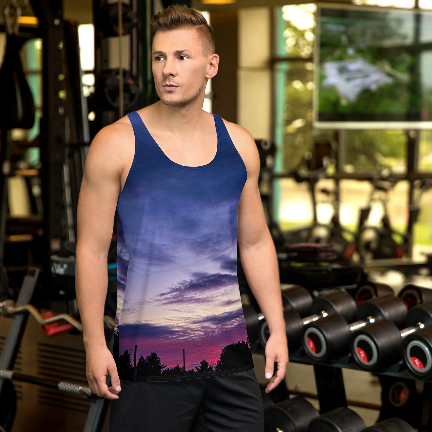 Purple Skylight Men's Tank Top