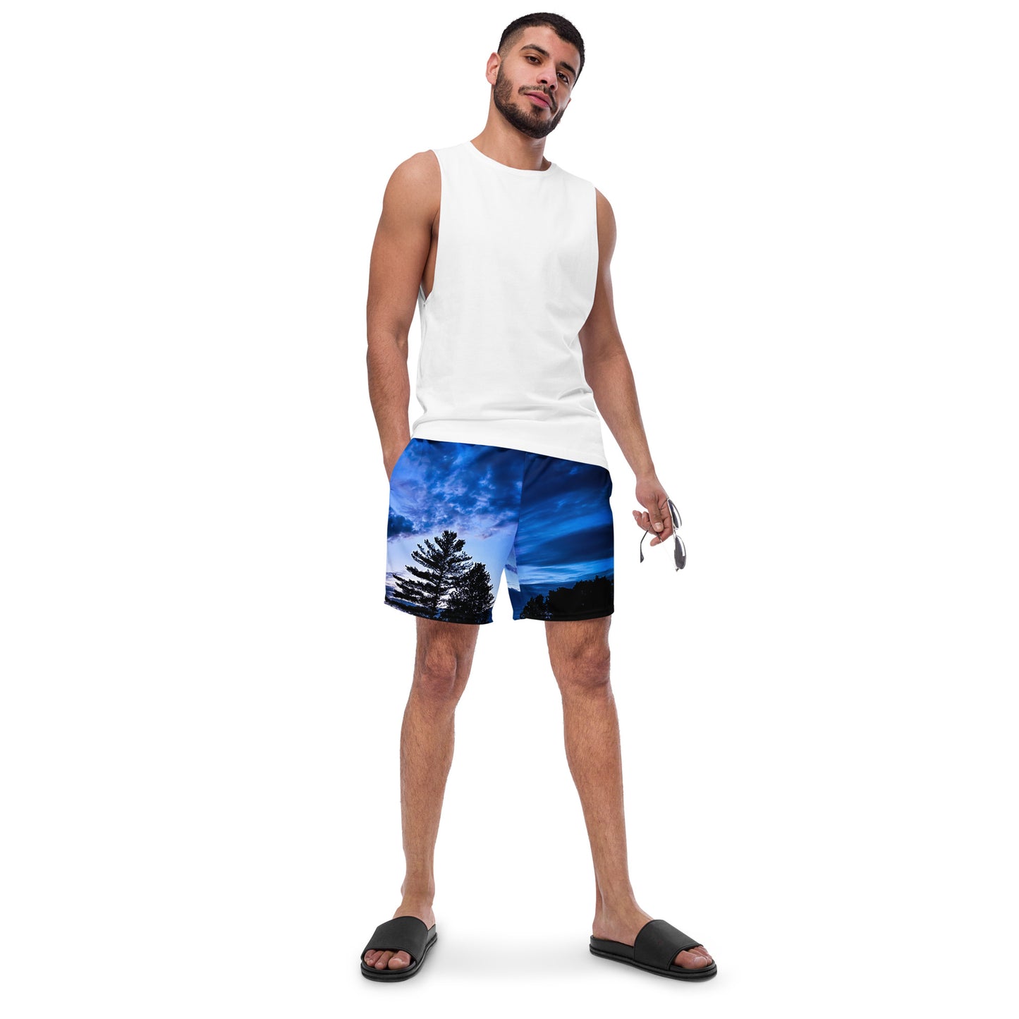 Sky Eye Men's swim trunks