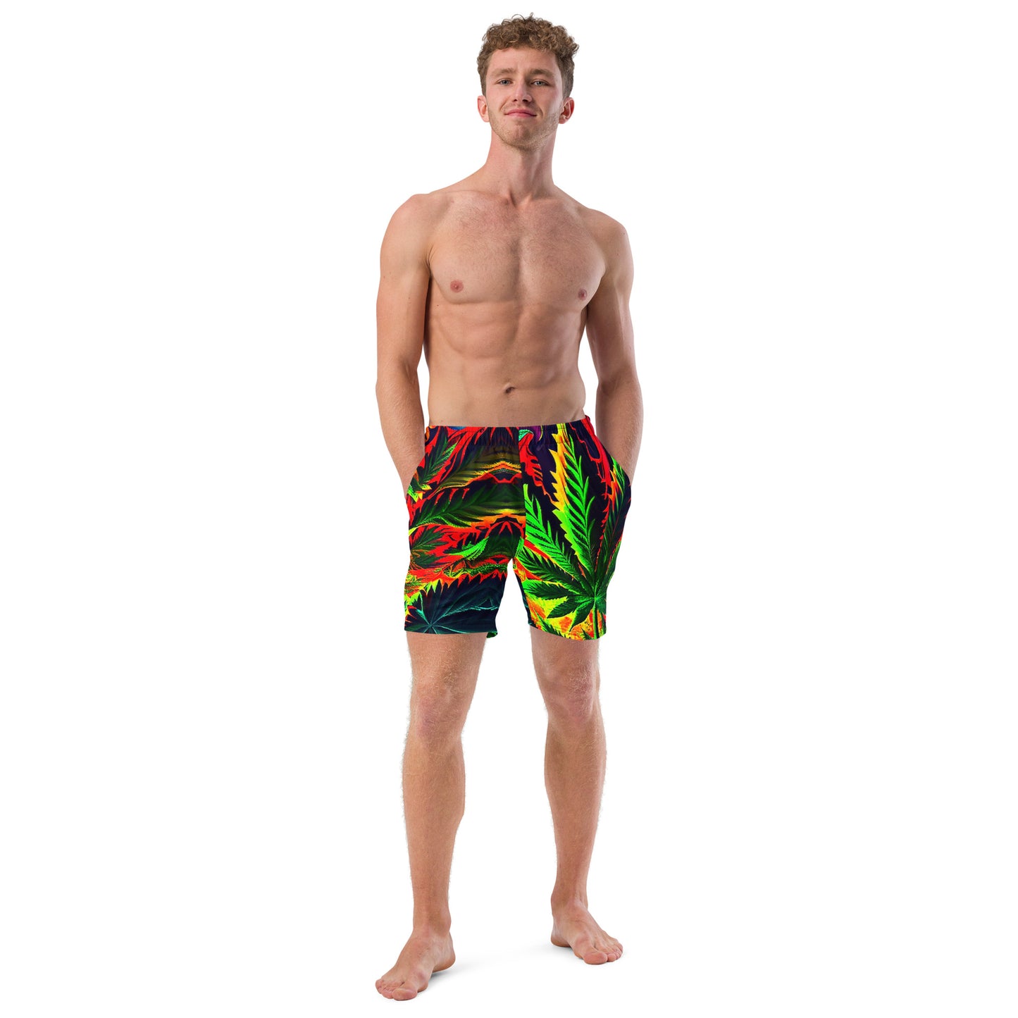 Strike Sativa Men's swim trunks