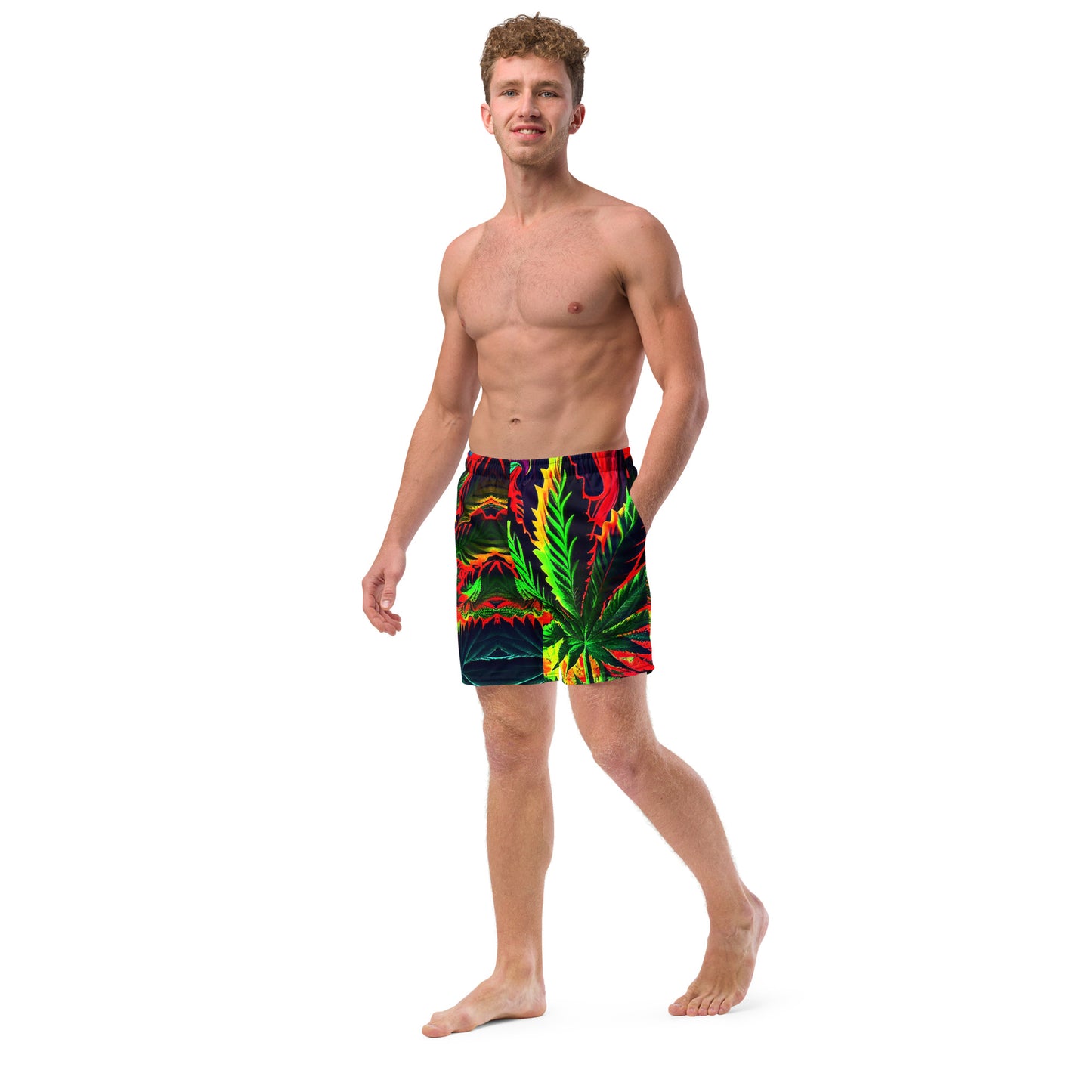 Strike Sativa Men's swim trunks