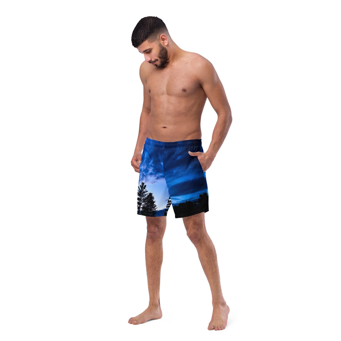 Sky Eye Men's swim trunks