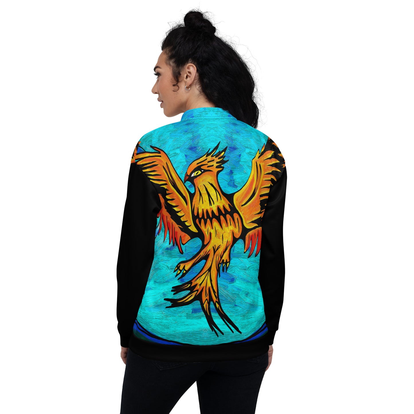 Surfing Tiki Women's Bomber Jacket