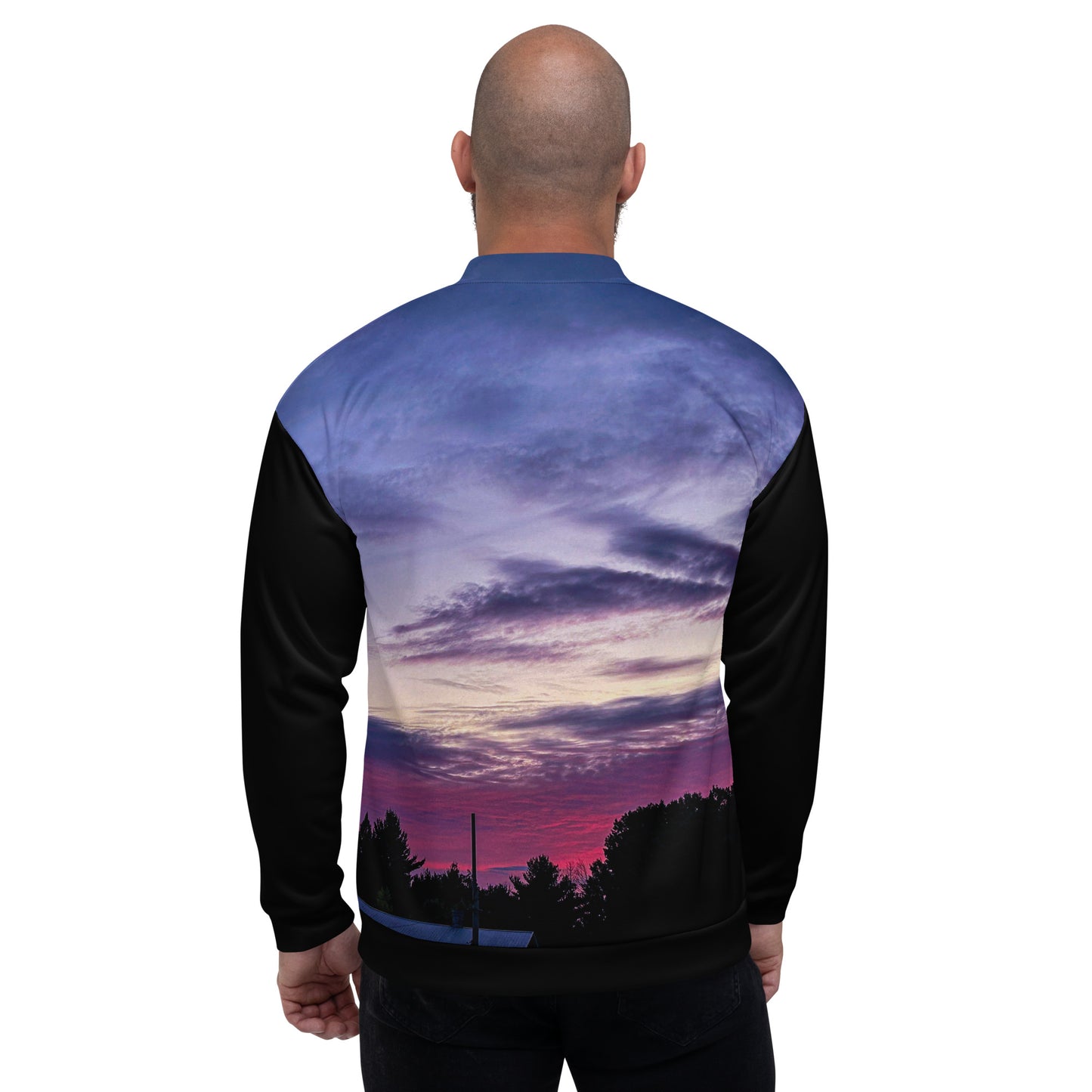 Purple Skylight Men's Bomber Jacket