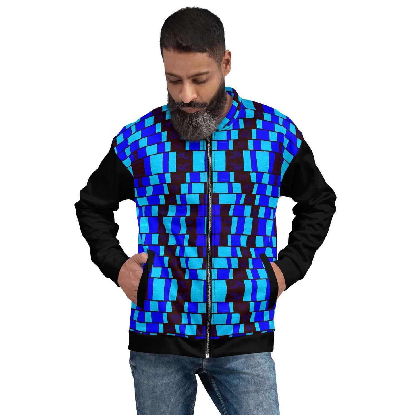 Digital Camo Men's Bomber Jacket