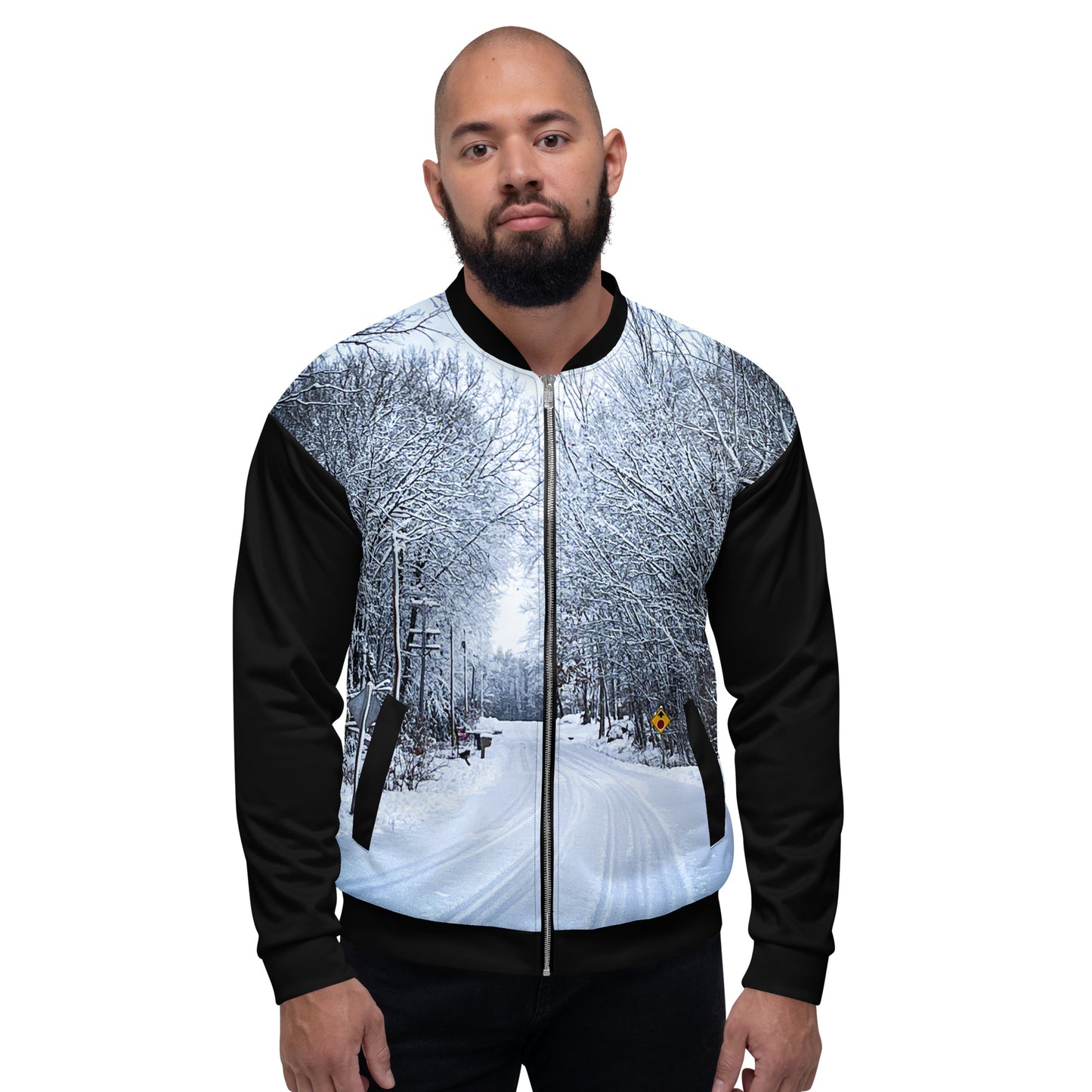 Path Of Snow Men's Bomber Jacket