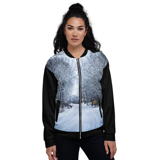 Path Of Snow Women's Bomber Jacket