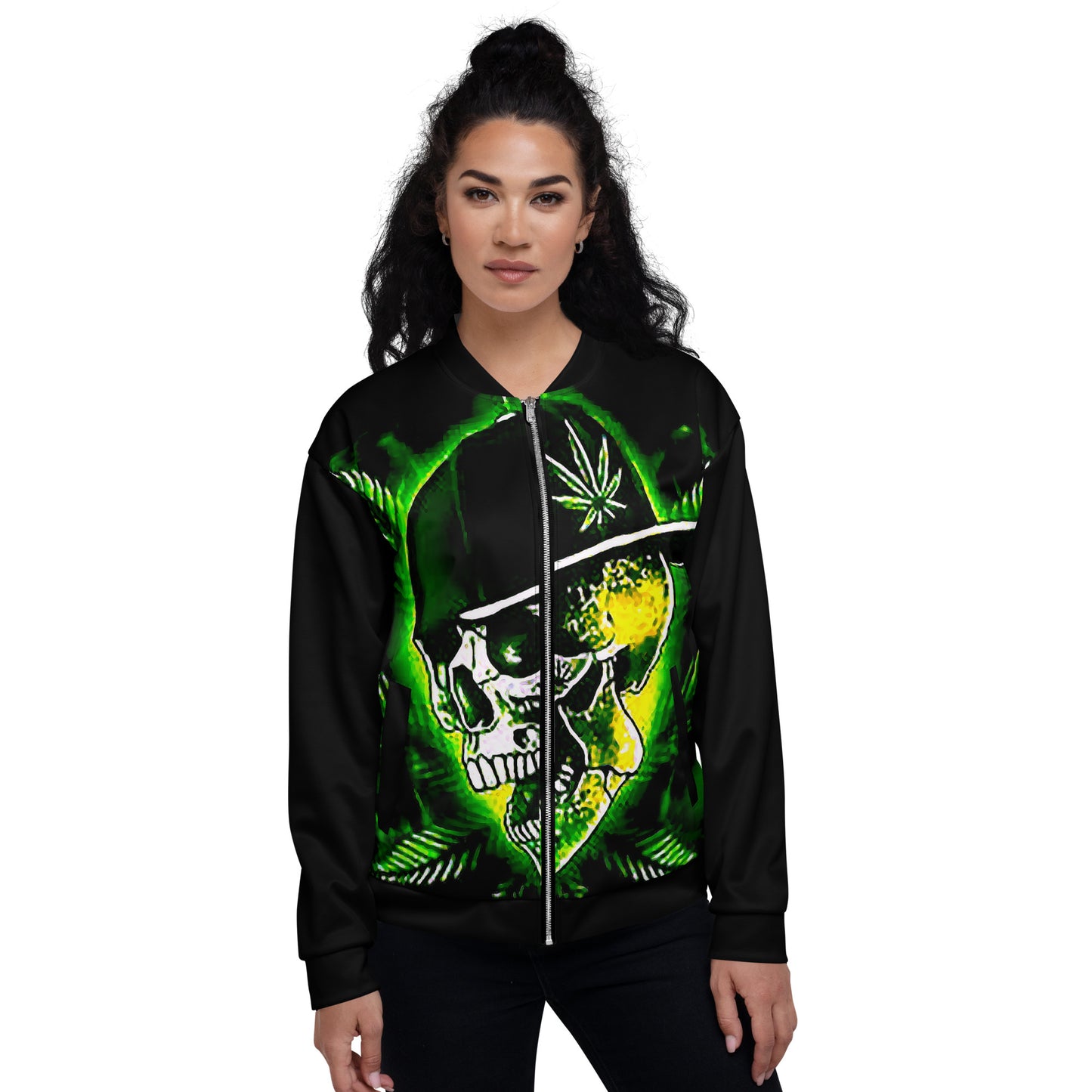 Women's Weed Bomber Jacket