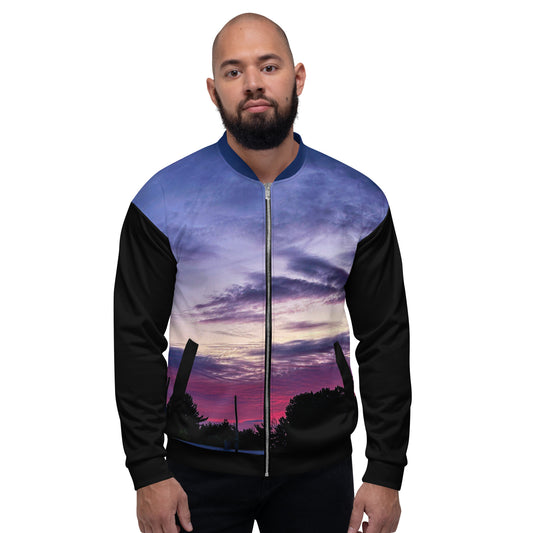 Purple Skylight Men's Bomber Jacket