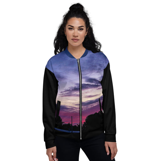 Purple Skylight Women's Bomber Jacket