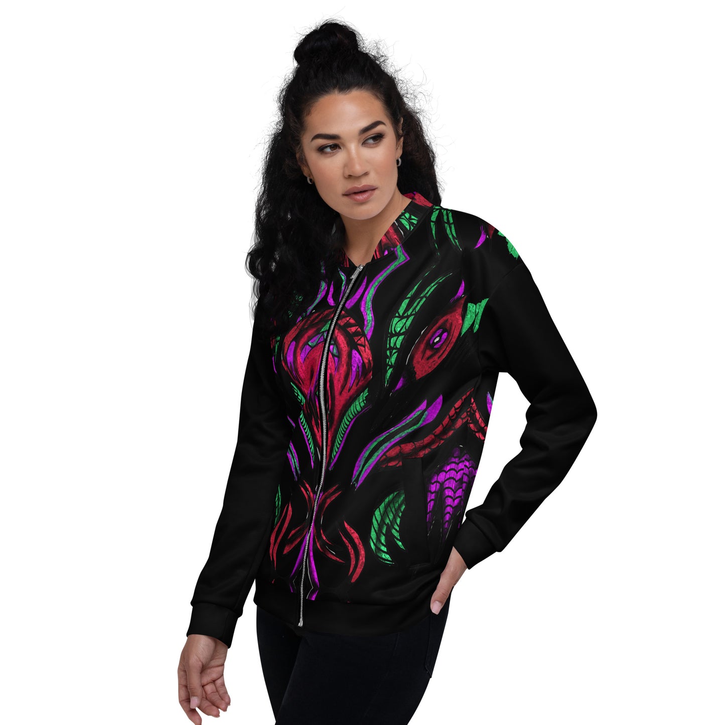 The Beast Women's Unisex Bomber Jacket