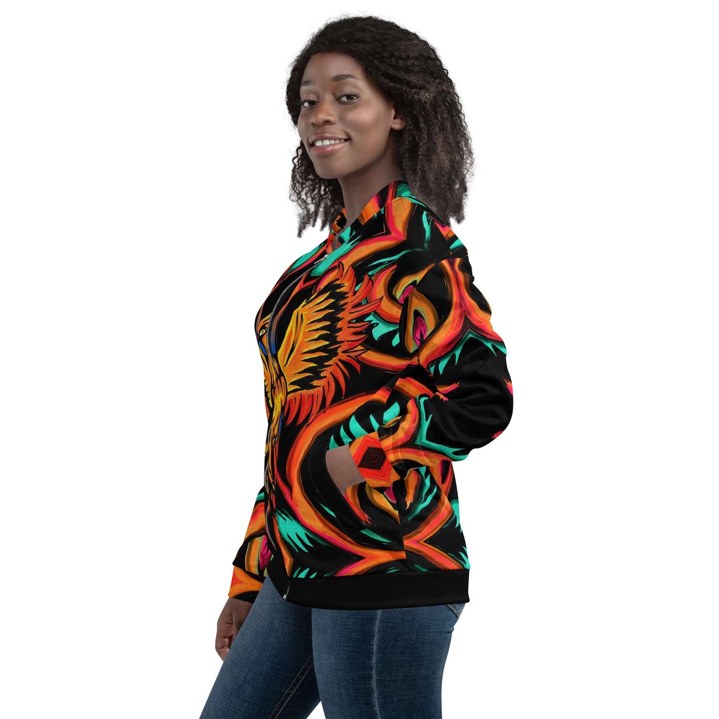 Fiery Beast Women's Bomber Jacket