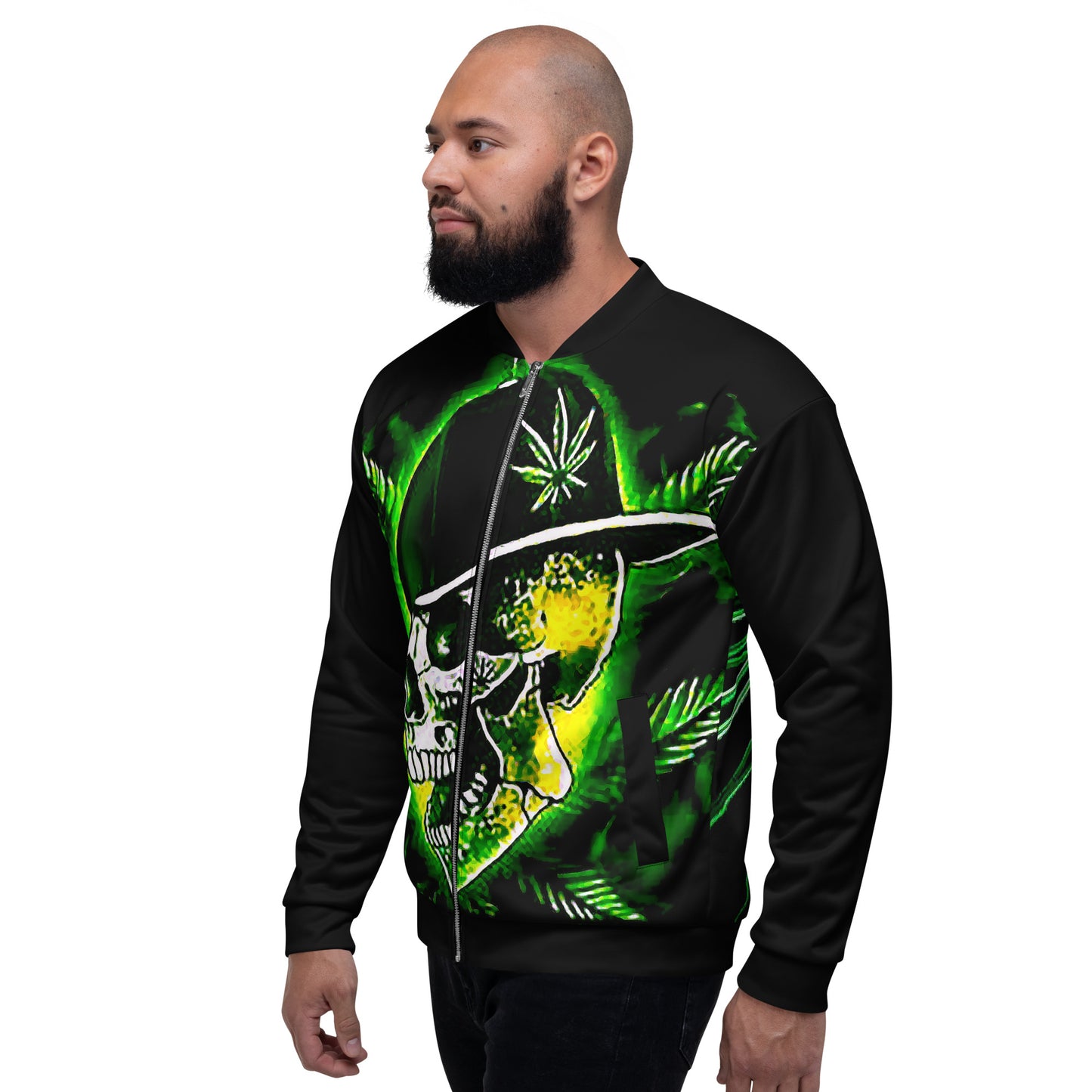 Men's Weed Bomber Jacket