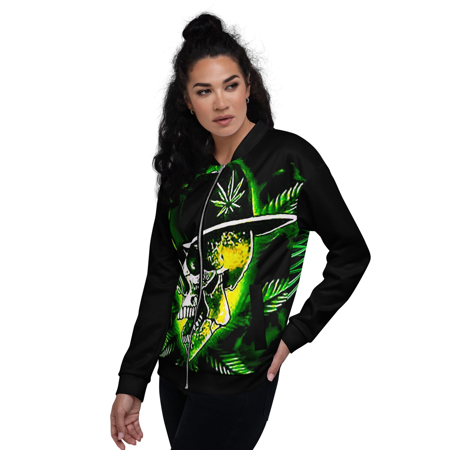 Women's Weed Bomber Jacket