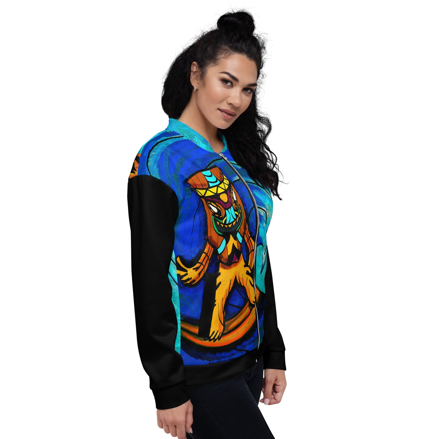 Surfing Tiki Women's Bomber Jacket