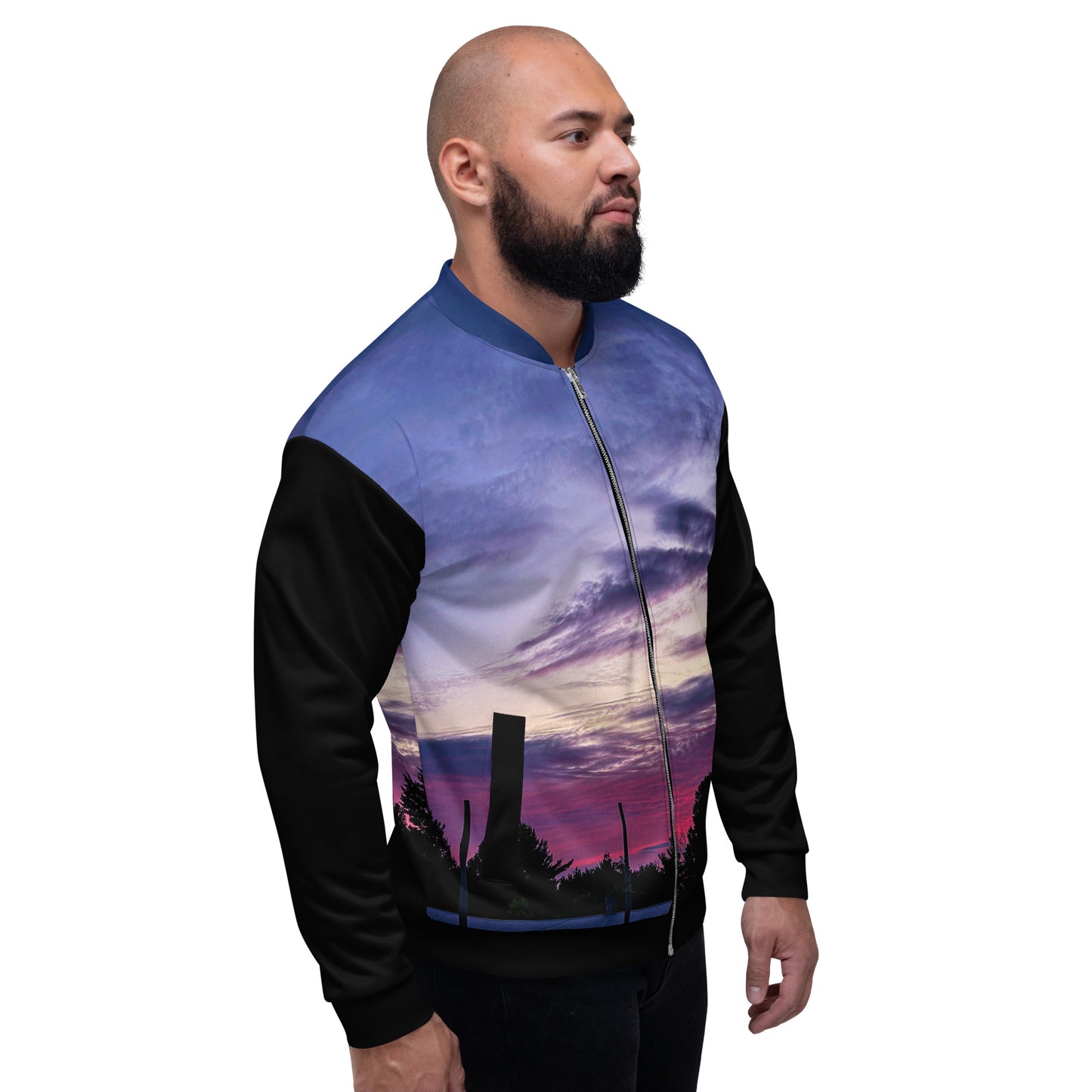 Purple Skylight Men's Bomber Jacket