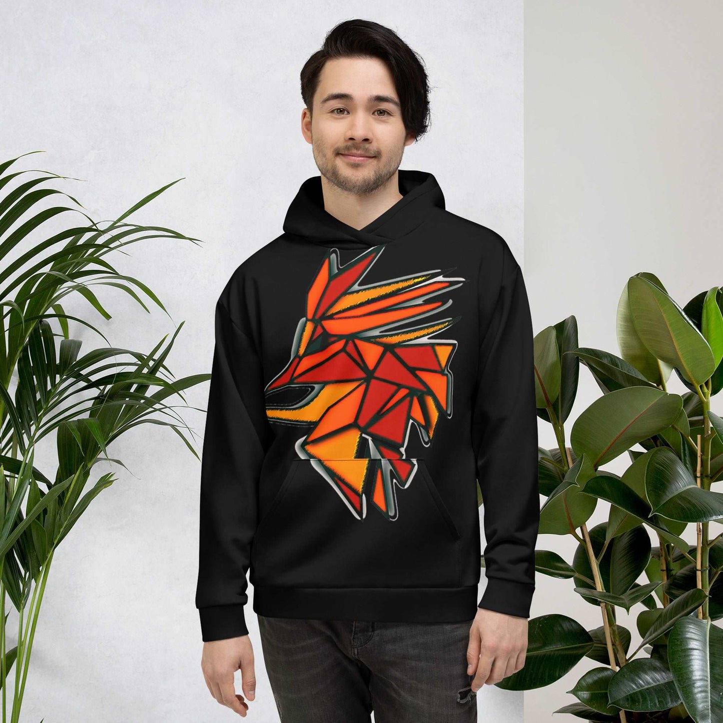 Geo Pheonix Men's Hoodie