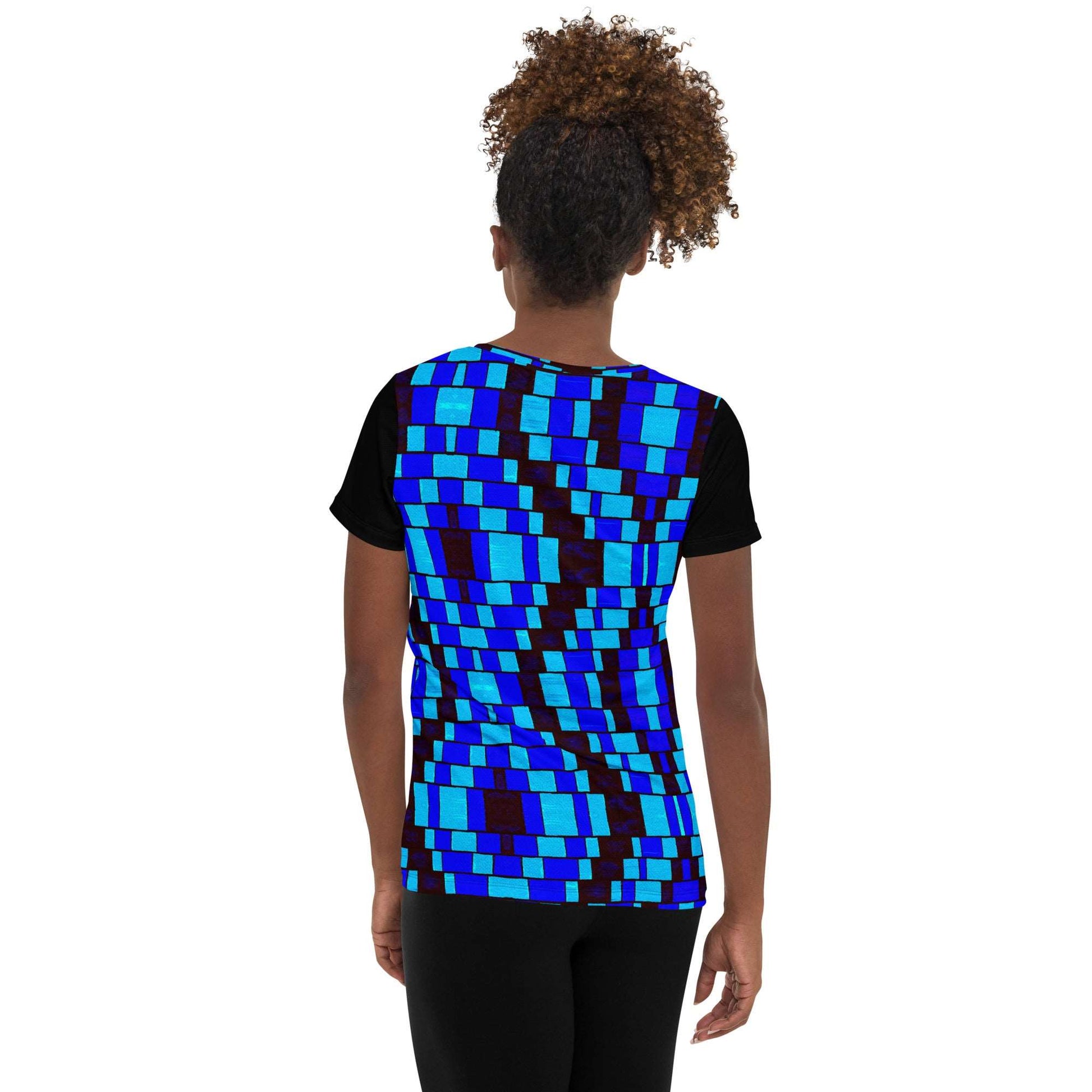 Digital Camo Women's Athletic T-shirt