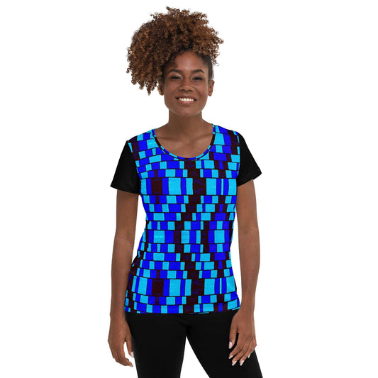 Digital Camo Women's Athletic T-shirt