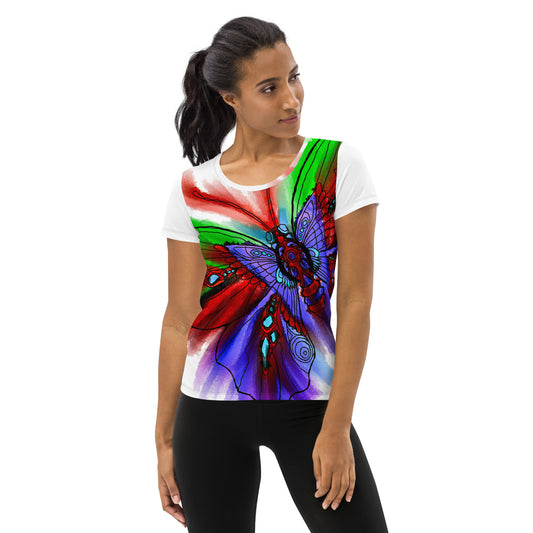 Melt Pearl Women's Athletic T-shirt