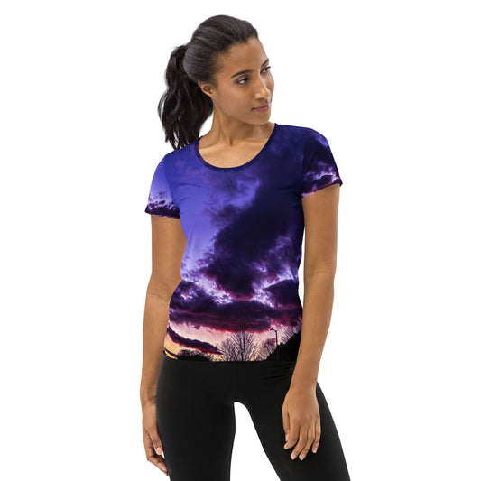 Deep Purple Women's Athletic T-shirt