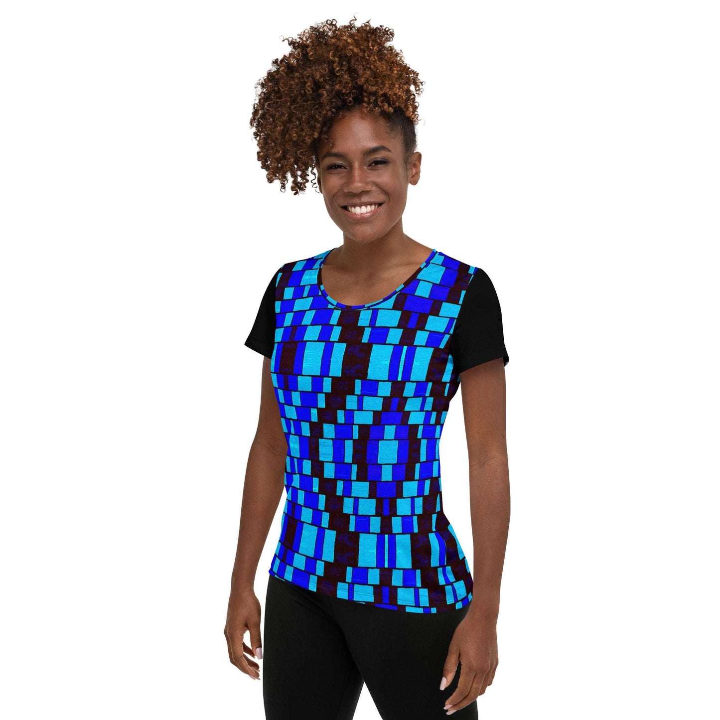 Digital Camo Women's Athletic T-shirt