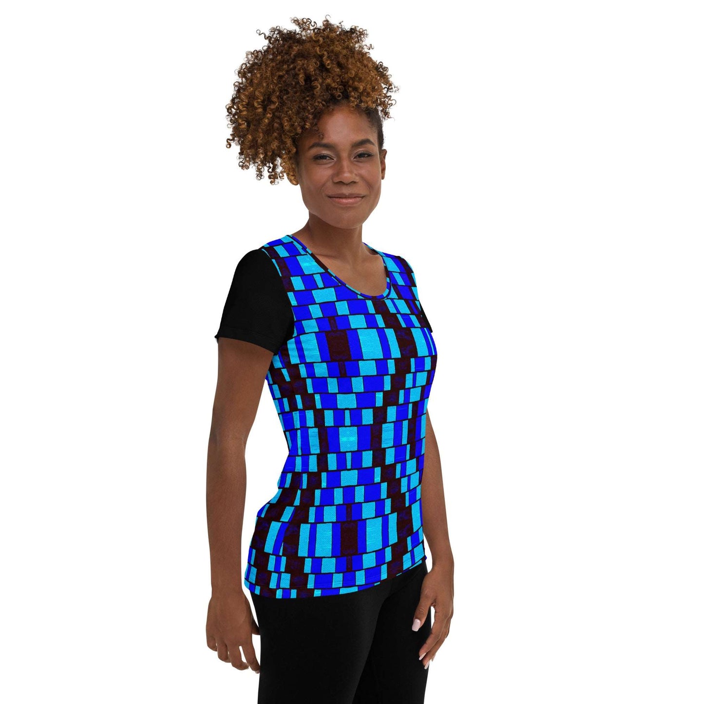 Digital Camo Women's Athletic T-shirt