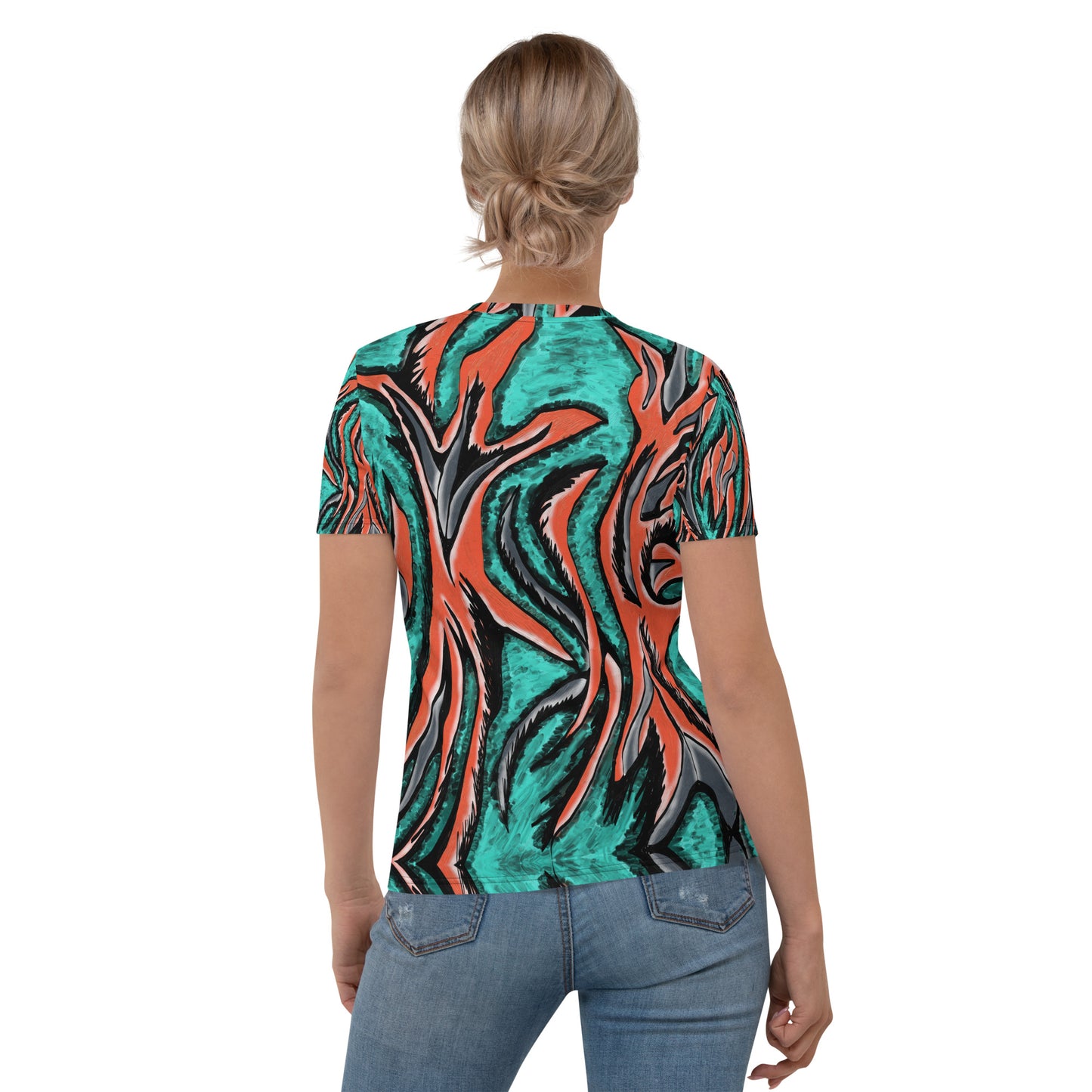 Teal Python Women's T-shirt