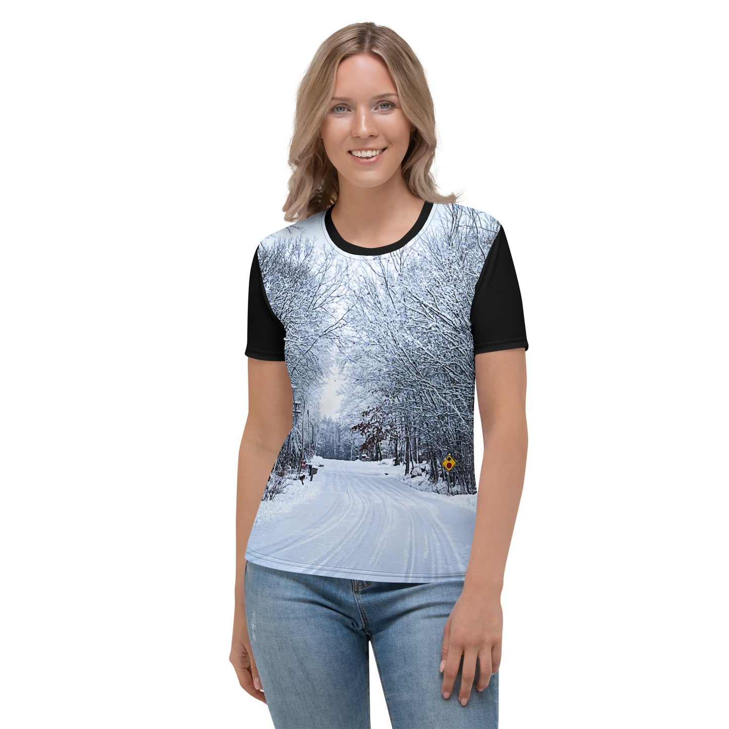 Path Of Snow Women's T-shirt