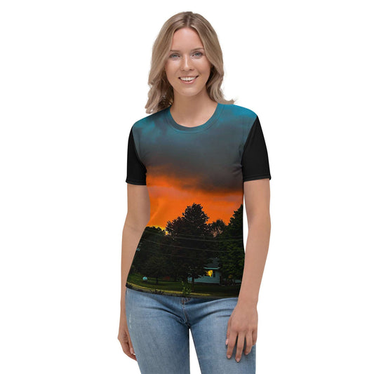 Blue Sunset Women's T-shirt