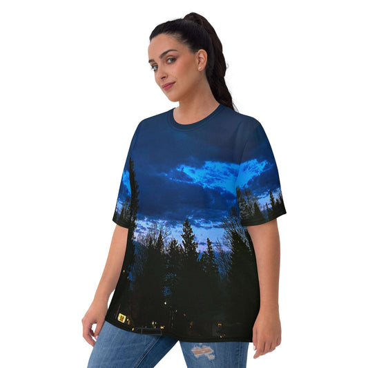 Deep Cyan Sky Women's T-shirt