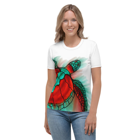 Melt Sea Turtle Women's T-shirt