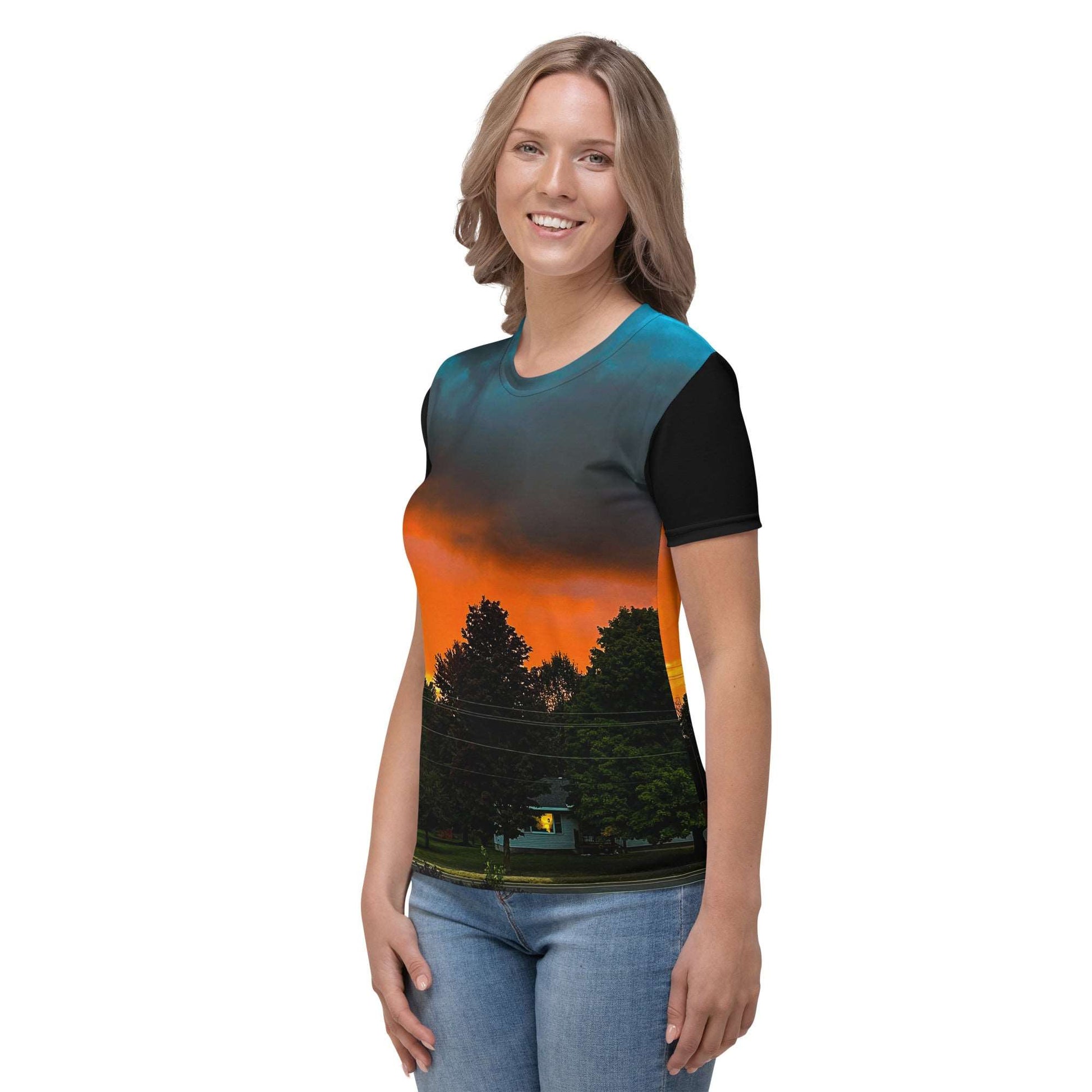 Blue Sunset Women's T-shirt