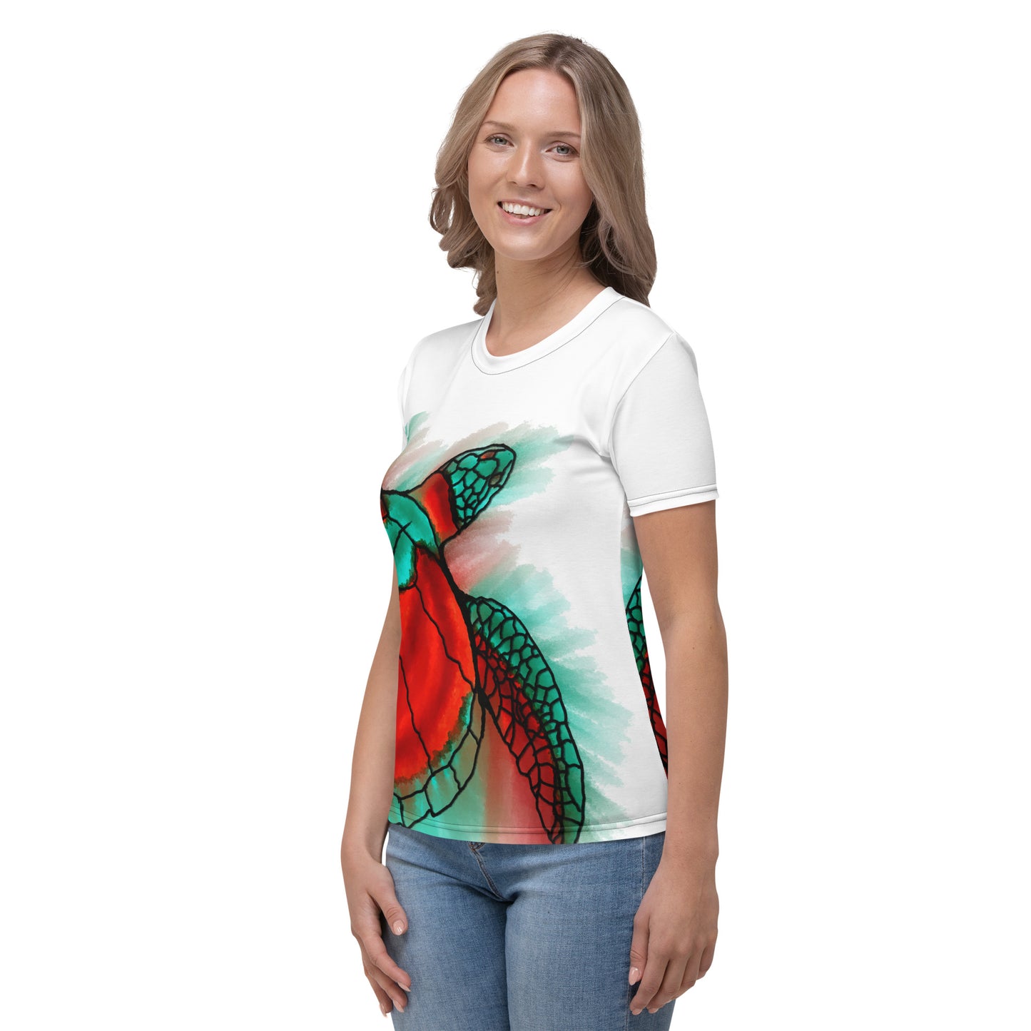 Melt Sea Turtle Women's T-shirt