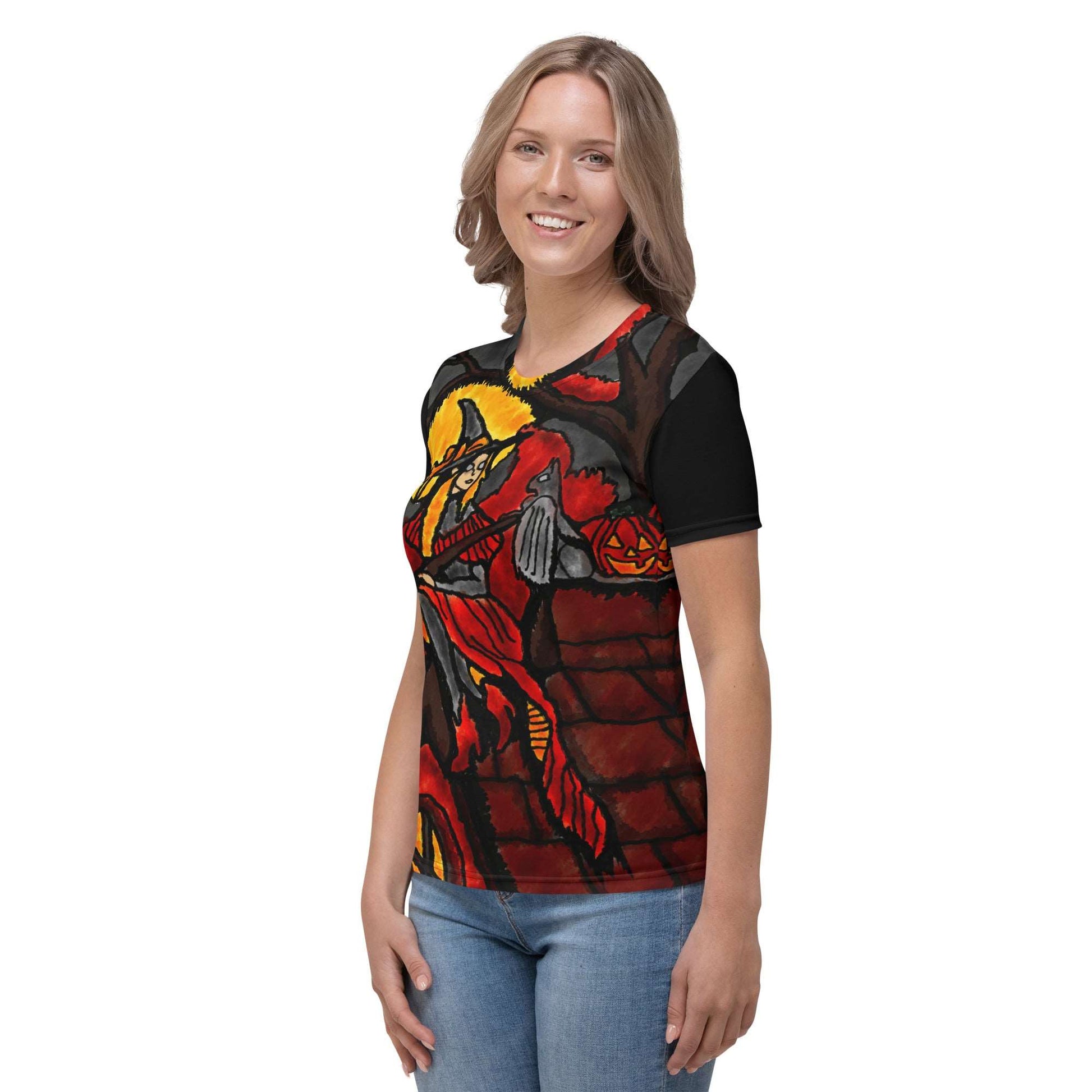 Moonlit Witch's Watch Women's T-shirt