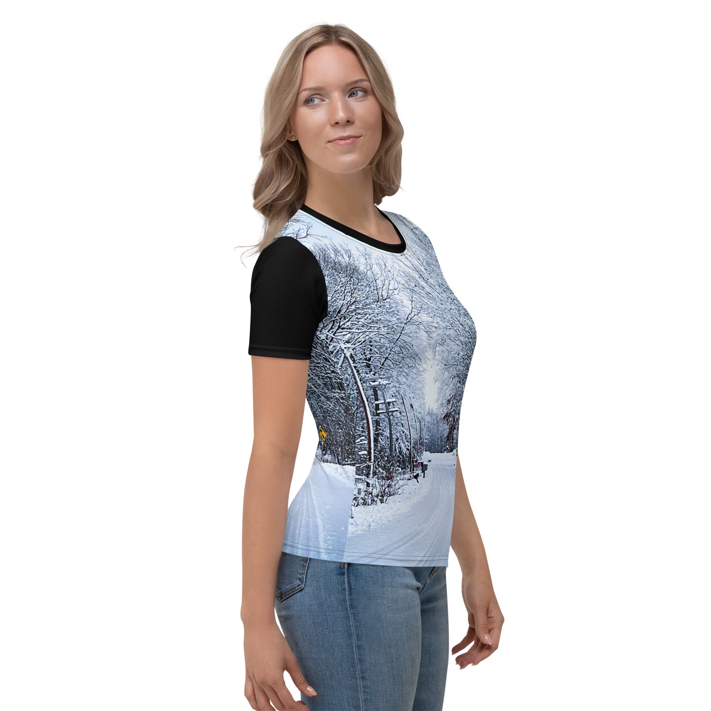 Path Of Snow Women's T-shirt