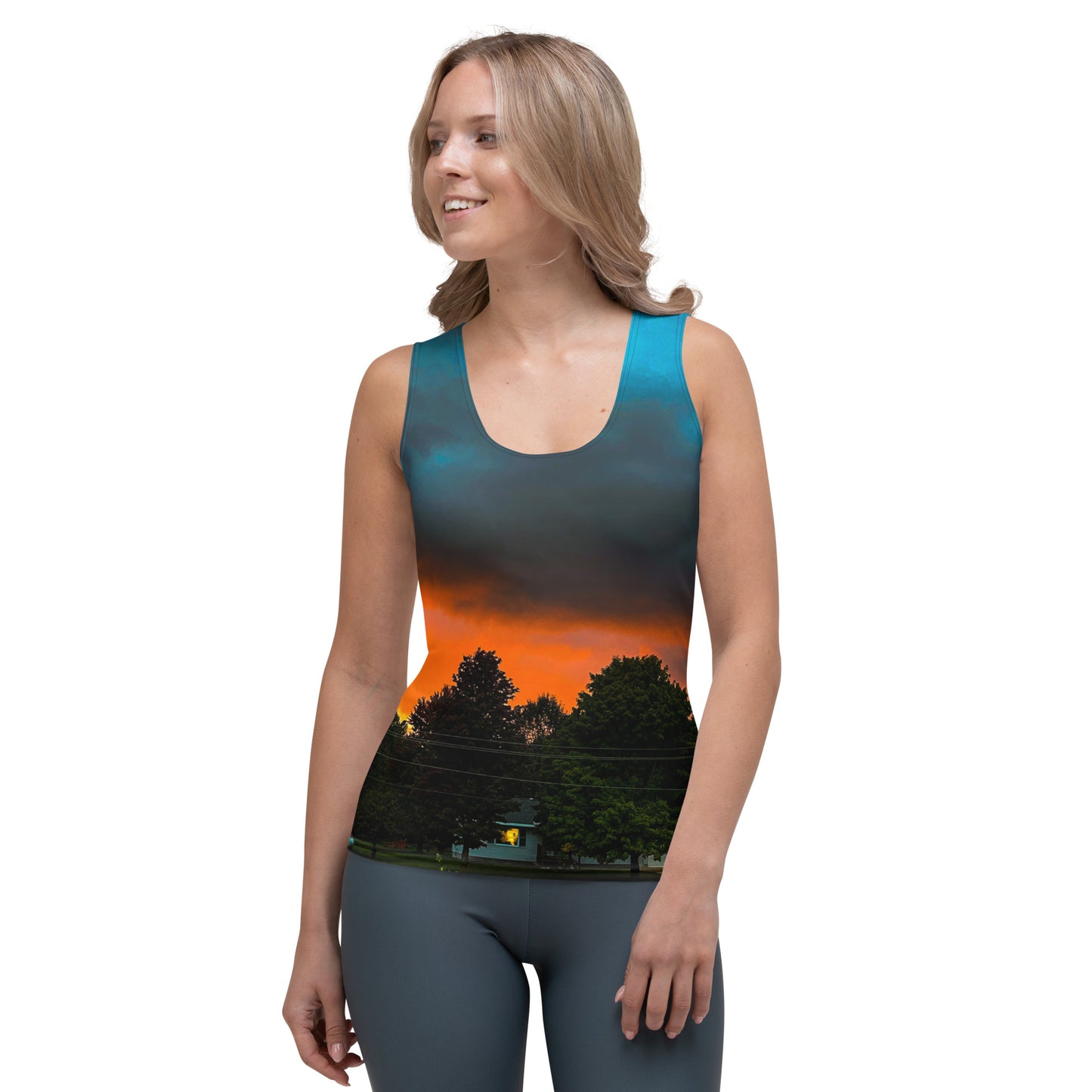 Blue Sunset Women's Tank Top