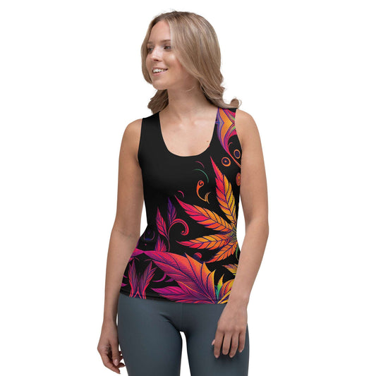 Fall Weed Women's Tank Top