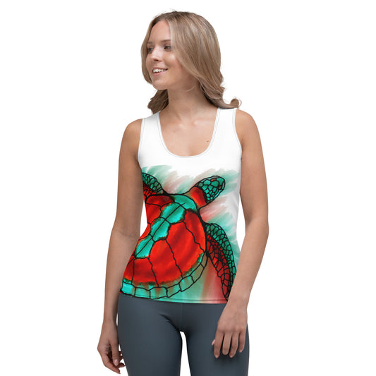 Melt Sea Turtle Women's Tank Top