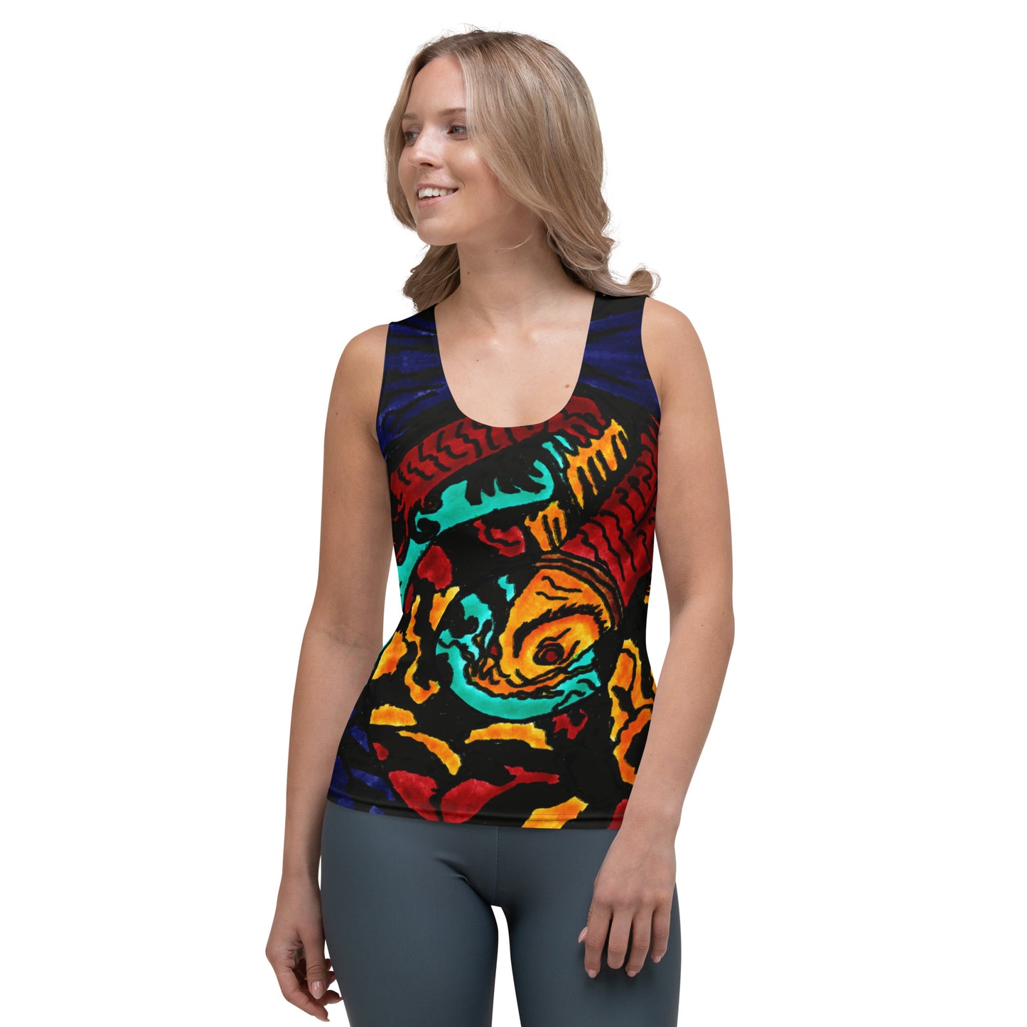 Koi Spiral Women's Tank Top