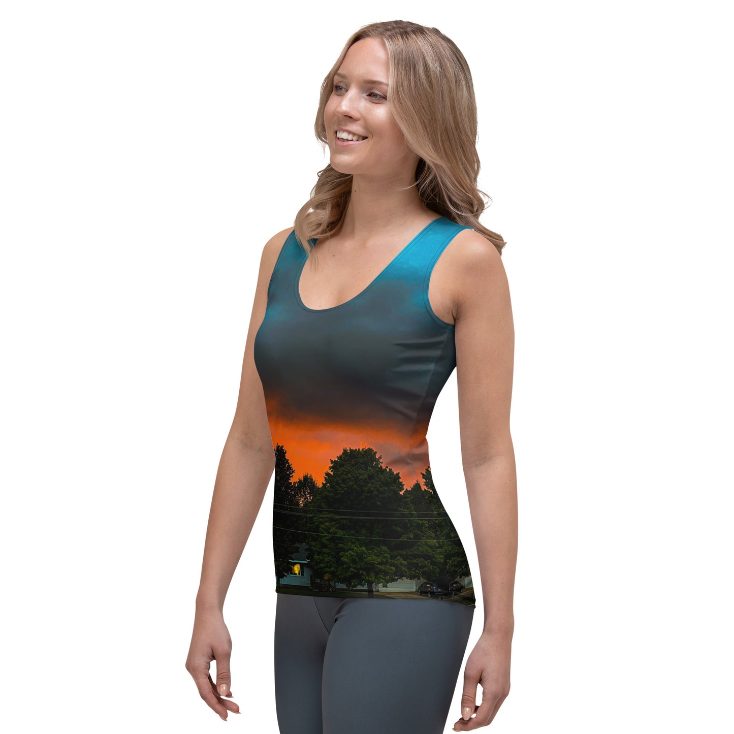 Blue Sunset Women's Tank Top