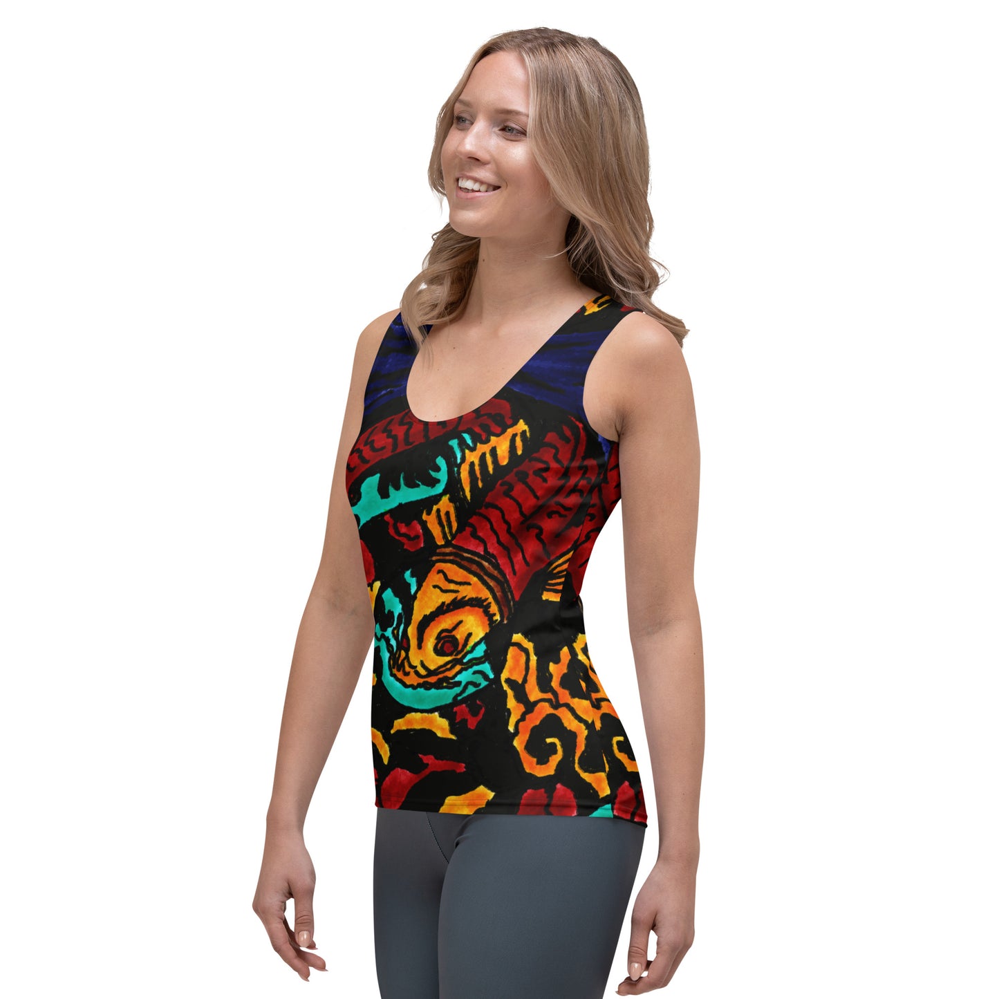 Koi Spiral Women's Tank Top