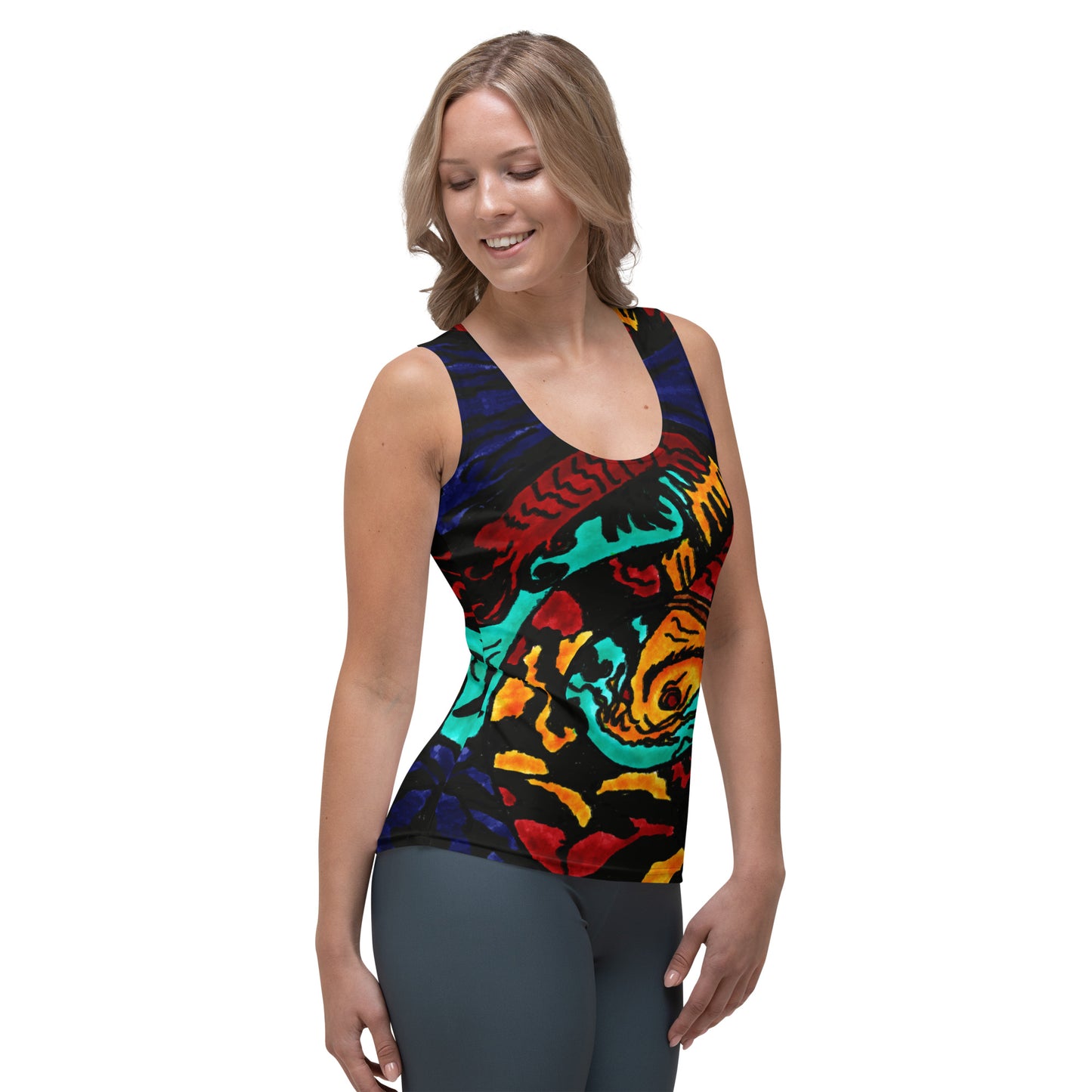 Koi Spiral Women's Tank Top