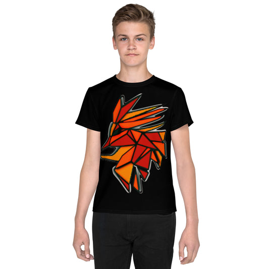 Geo Pheonix Teens Neck t-shirt