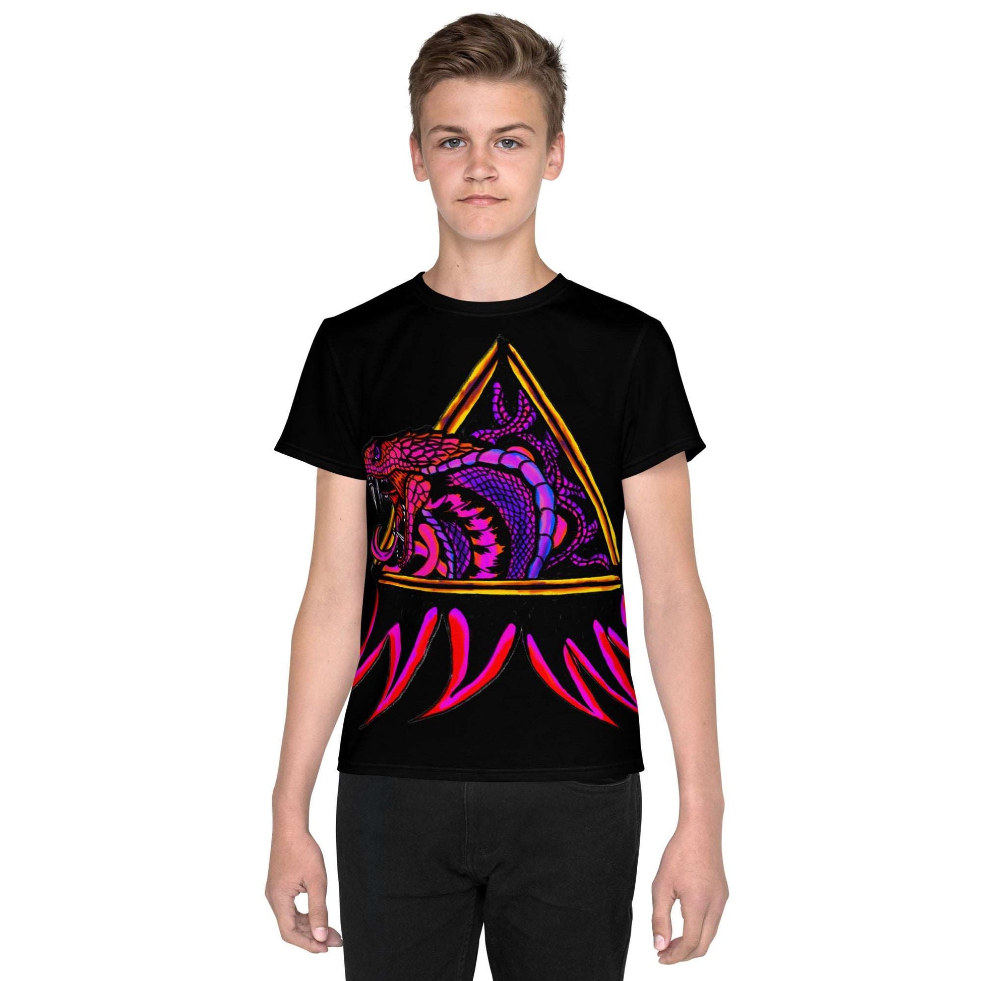 80's Viper Teen's Neck t-shirt